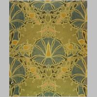 'The Saladin' wallpaper design by C F A Voysey, produced by Essex & Co in 1897..jpg